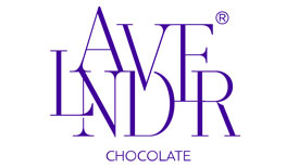 Lavender Chocolate logo flowers design and chocolate gifts Qatar