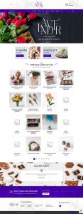 Lavender Chocolate flowers design and chocolate gifts Qatar