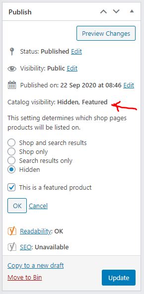 WooCommerce Product Hidden WooCommerce Hidden | كيف تخفي المنتجات في WooCommerce؟ خيارات ظهور الكتالوج | نيو ويفز - افضل شركة تطوير تطبيقات الجوال و تصميم المواقع والمتاجر الالكترونية و التسويق الالكترونى في قطر