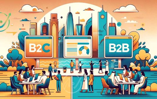 the difference between b2c and b2b in targeting social media platforms and google ads | الفرق بين B2C و B2B في الاستهداف في منصات التواصل الاجتماعي وإعلانات جوجل | نيو ويفز - افضل شركة تطوير تطبيقات الجوال و تصميم المواقع والمتاجر الالكترونية و التسويق الالكترونى في قطر